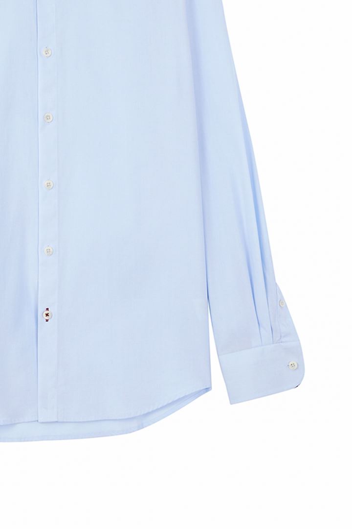 SST&C #Comfortable Cotton  Light Blue Slim Fit Shirt | 0312205008  (Outlet)_9