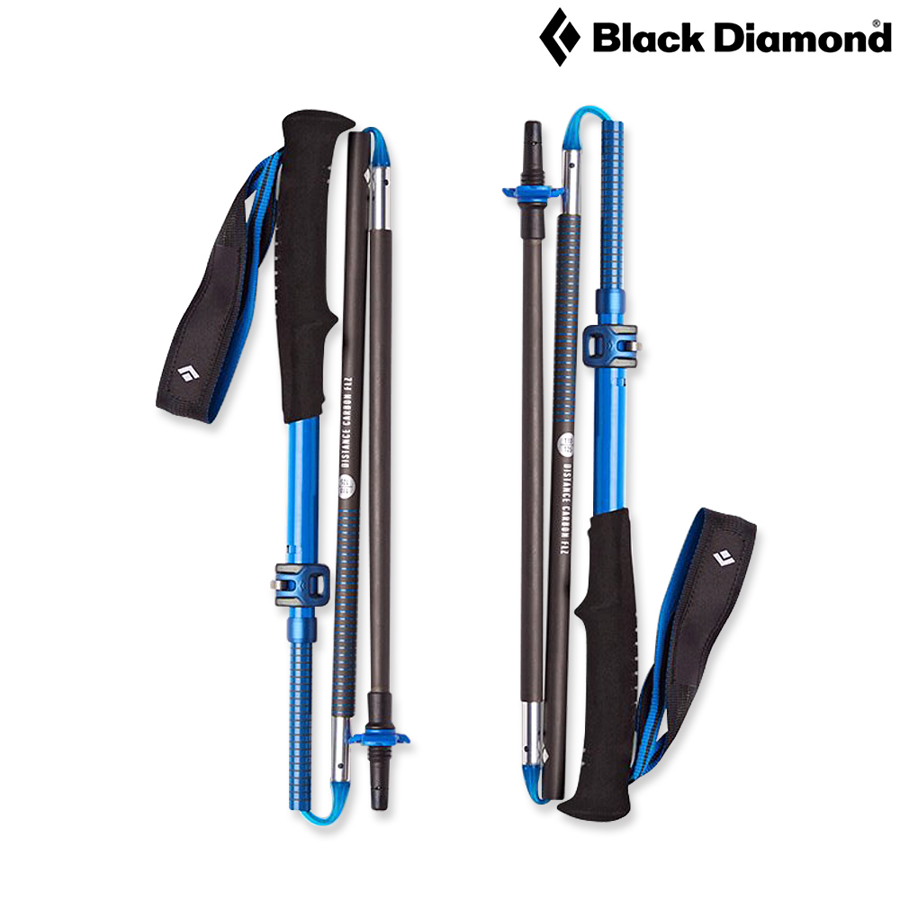 【兩入一組】Black Diamond Distance Carbon FLZ 超輕量碳纖登山杖 112537 / 超藍色 (110-125cm)  NT$6,480