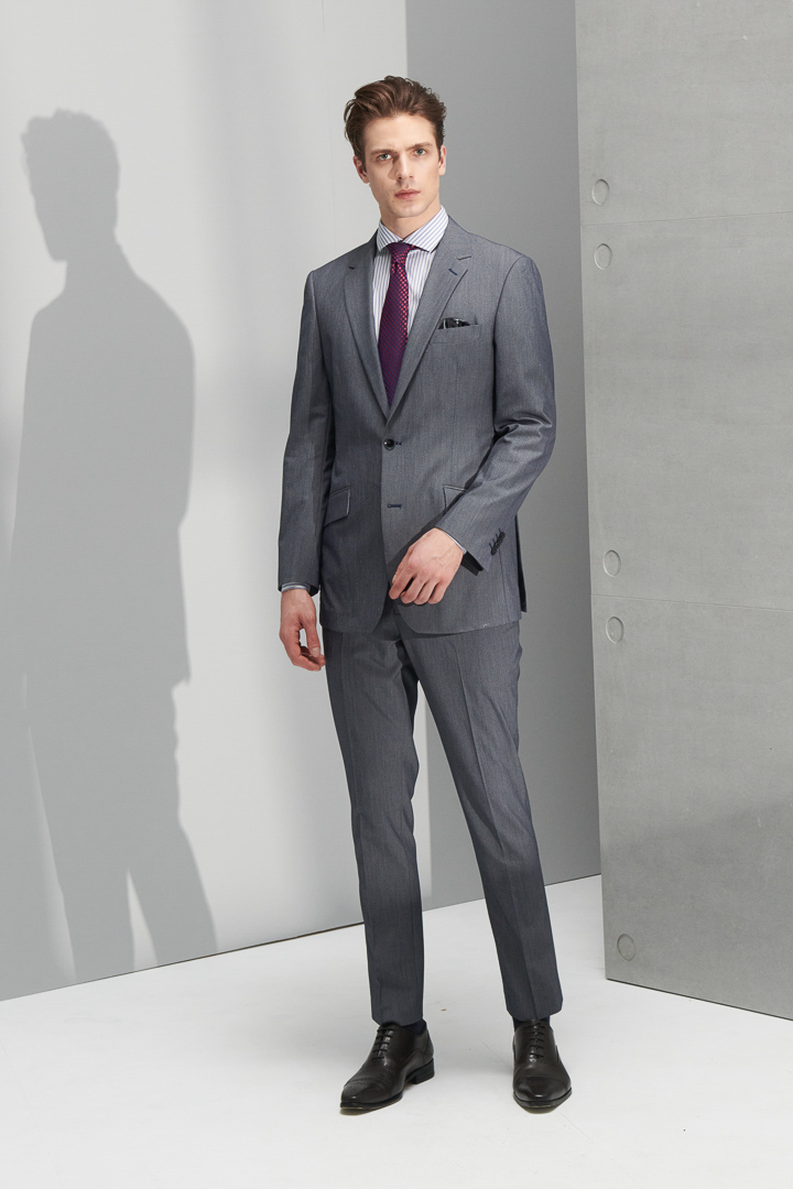 SST&C Light Gray Houndstooth Classic Suit Trousers | 0212205003  (Outlet)_4