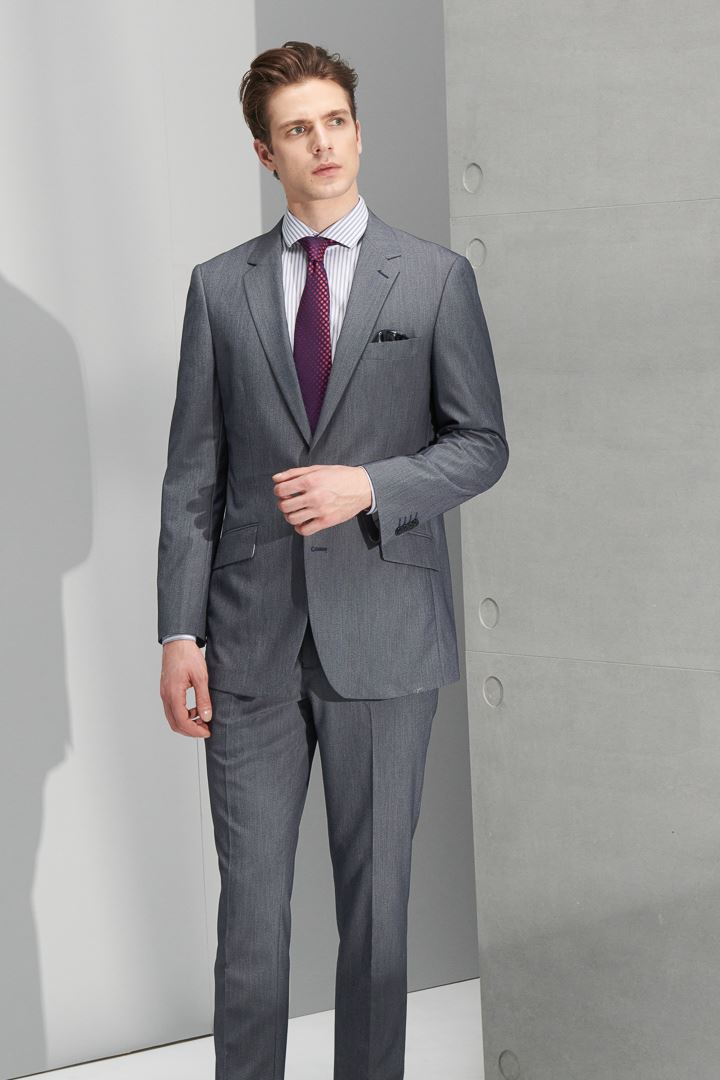 SST&C Light Gray Houndstooth Classic Suit Trousers | 0212205003  (Outlet)_5