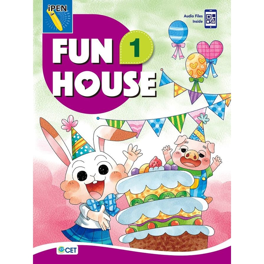 Fun House 1 Student Book(附全書音檔QR code) | 拾書所
