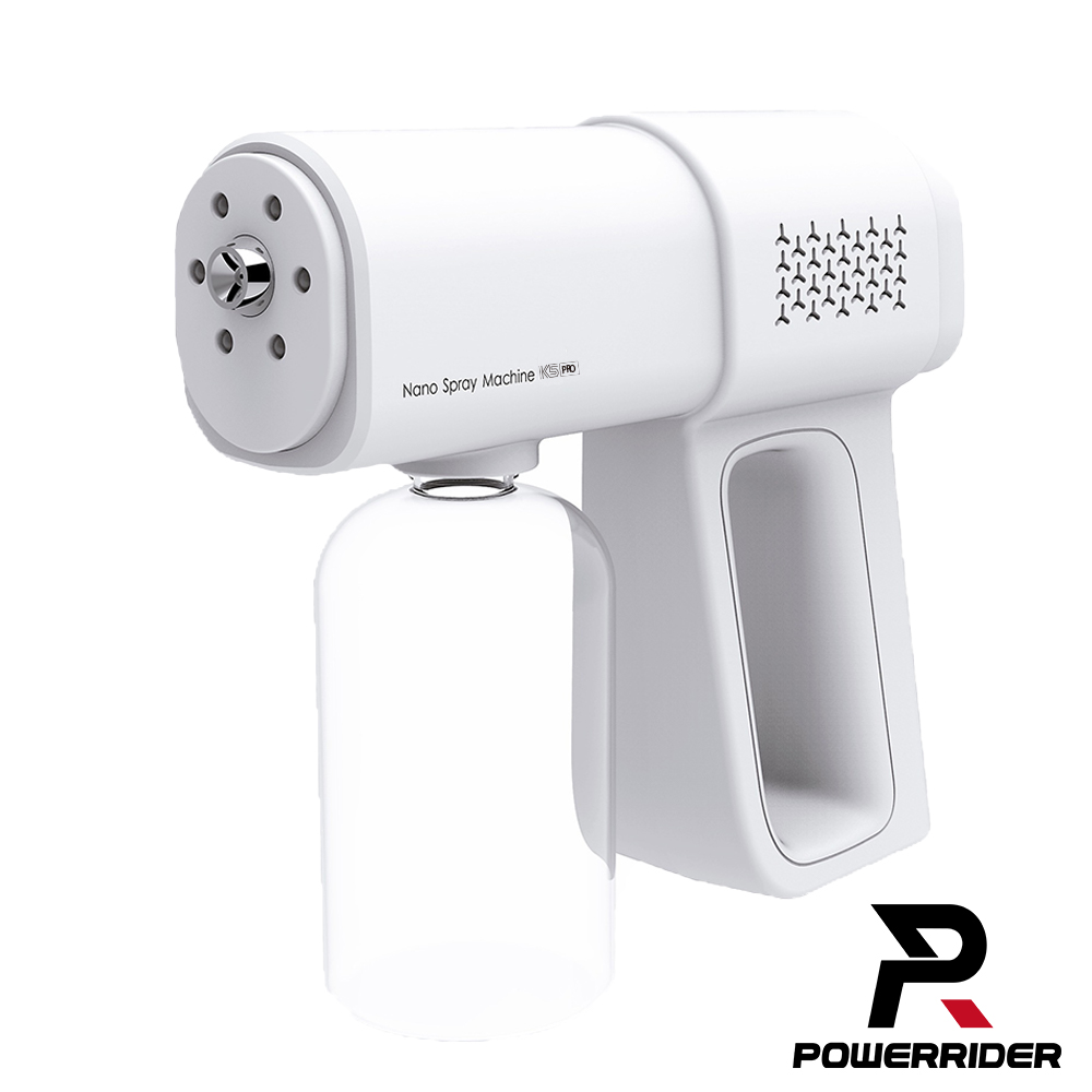 【PowerRider】K5 PRO 手持奈米藍光噴霧 (消毒槍/升級充電式手提霧化機/消毒槍)_0