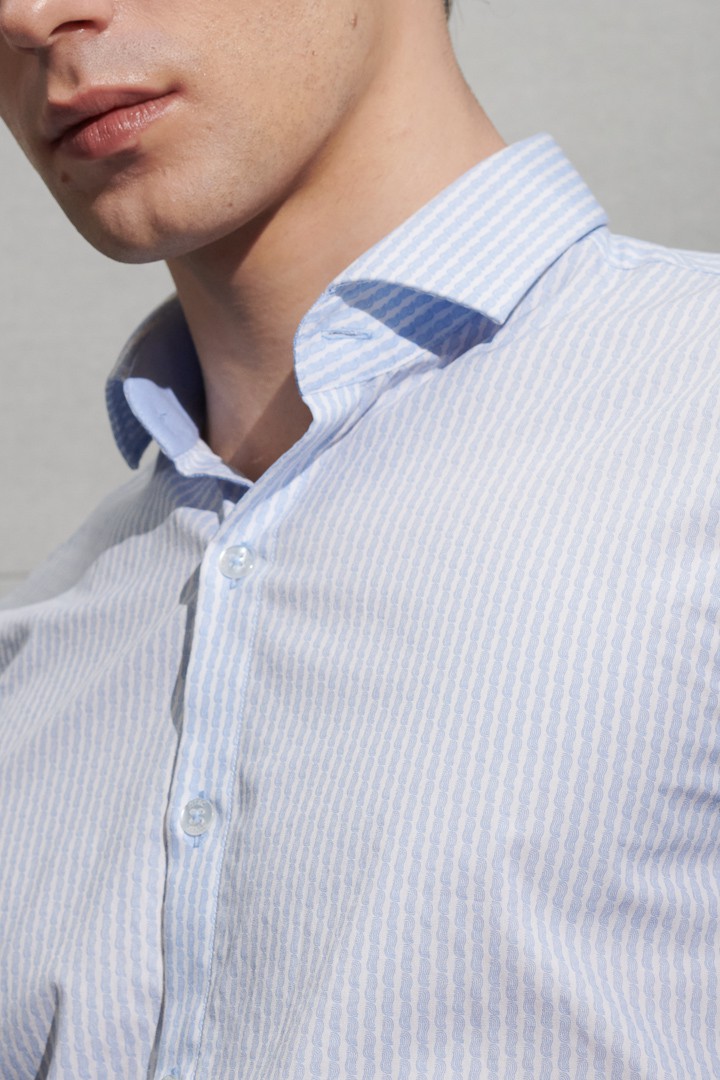 SST&C #Comfortable Cotton  S Printed Slim Fit Shirt | 0312206006  (Outlet)_6