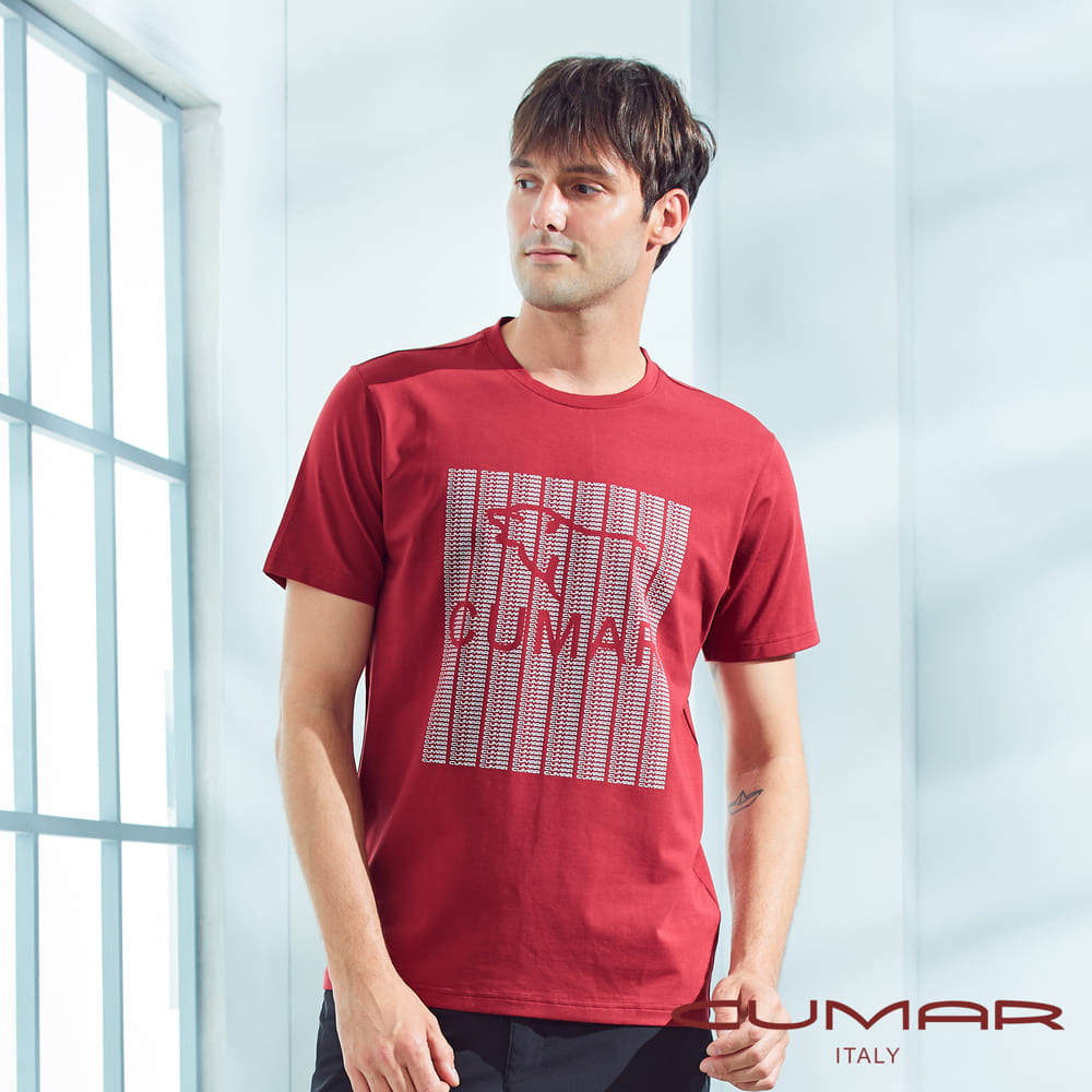CUMAR 男裝短袖印花圓領t-shirt/228294
