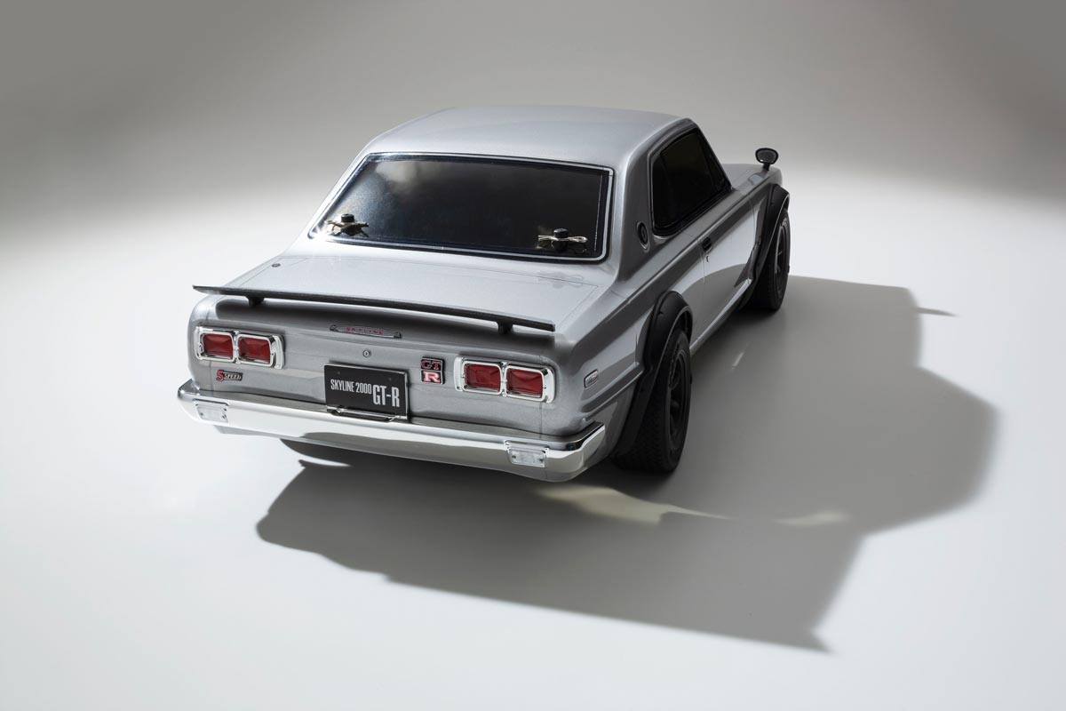 【原訂價11300】34425T1 1/10 EP FAZER MK2 FZ02 NISSAN SKYLINE 2000GT-R(KPGC10) Tuned Ver. Silver 全套組_3