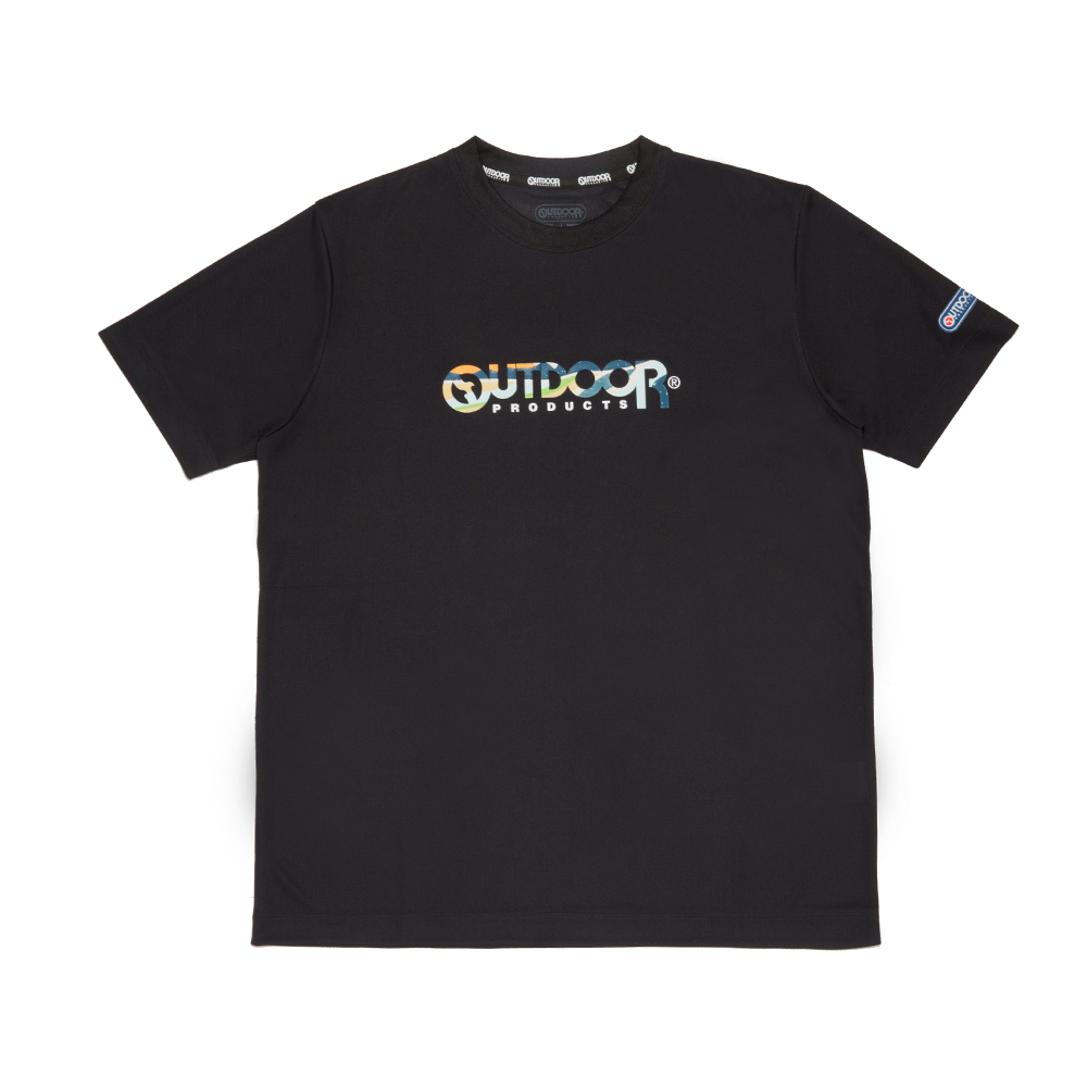 【OUTDOOR】LOGO印花T恤-黑色 OD122410BK (ODCLO)