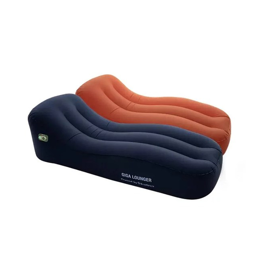 【小米有品】小米有品 反射鏡面一鍵自動充氣休閒床 (藏藍色 / 黃褐色)_0