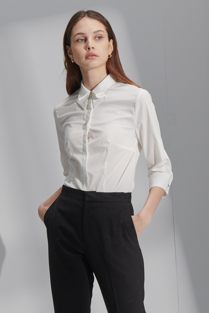 SST&C Women'S Black Straight Suit Trousers | 7262206001  (Outlet)_1
