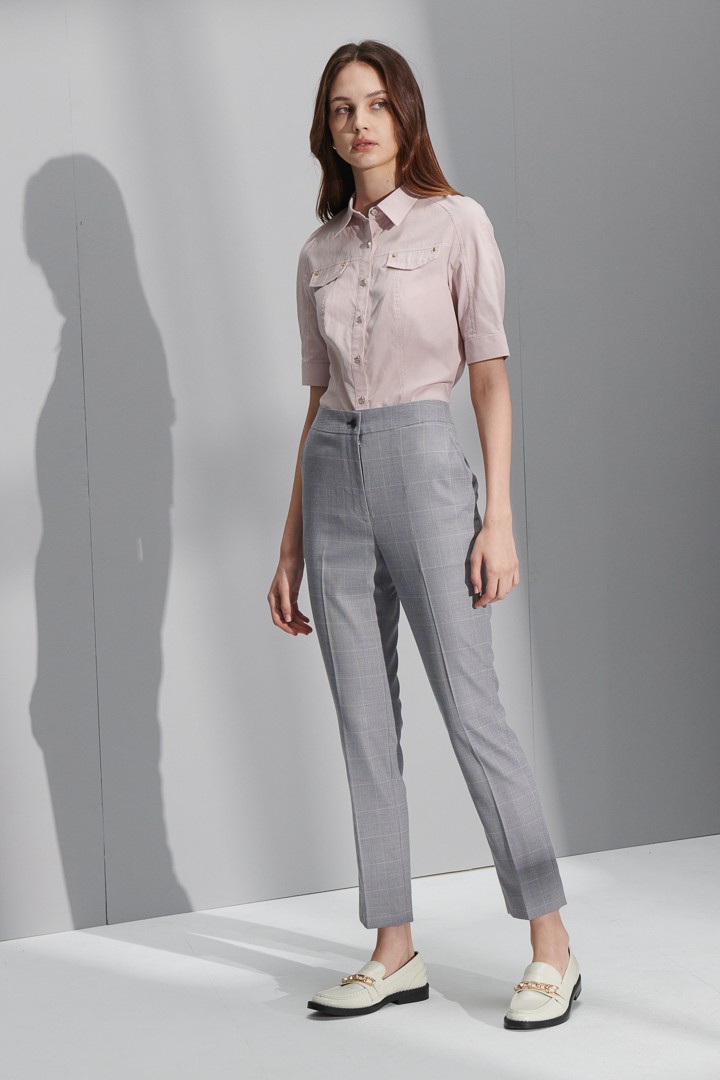 SST&C Women'S Sakura Pink Quarter Sleeve Shirt | 7562206007  (Outlet)_2