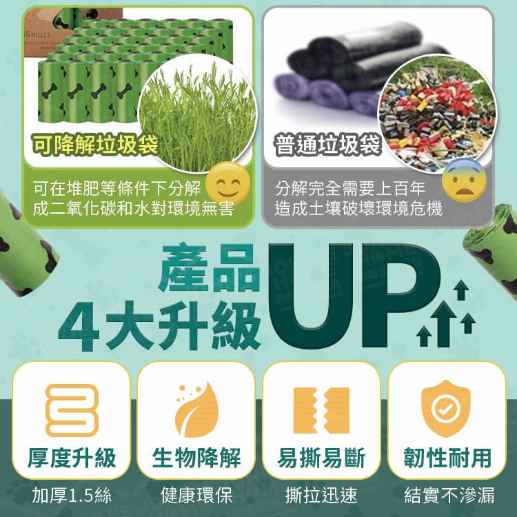 可降解香味寵物垃圾袋 多規格 生物降解 狗便袋 撿便袋 拾便袋 寵物垃圾袋 便便袋【ZR0206】《約翰家庭百貨_4