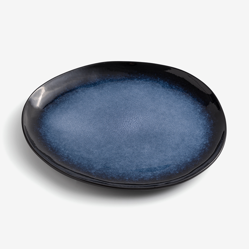 Ice Crack 23cm Ceramic Plate_0