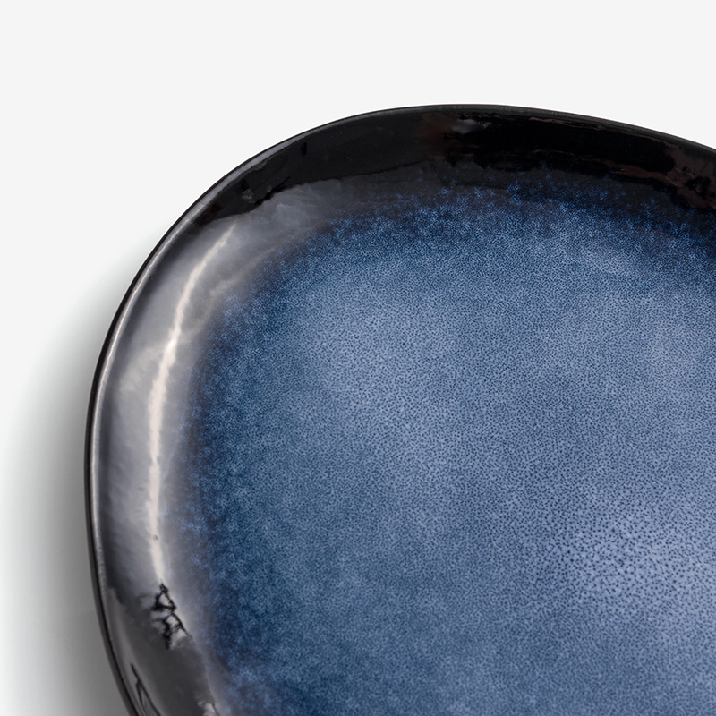 Ice Crack 23cm Ceramic Plate_2