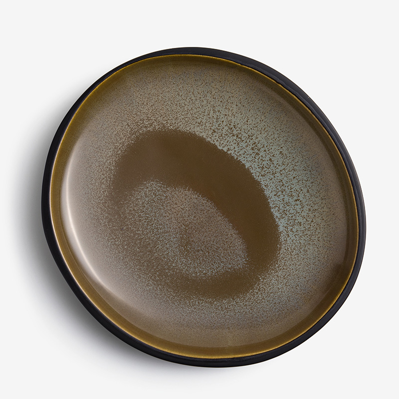 Ice Crack 23cm Ceramic Plate_1