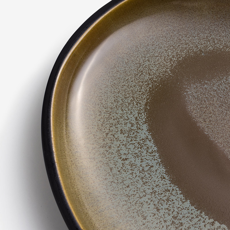 Ice Crack 23cm Ceramic Plate_2