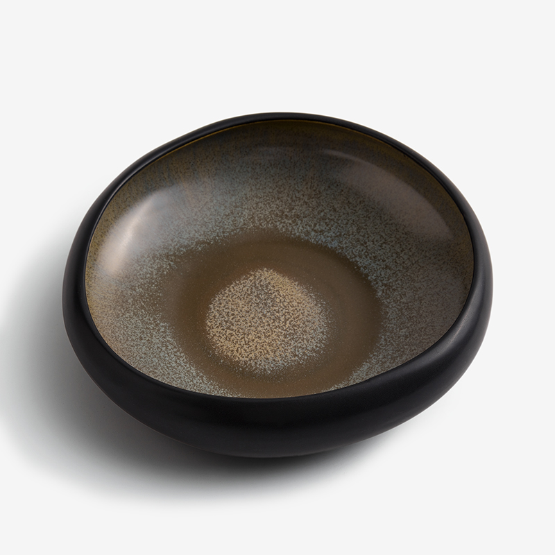 Ice Crack 23cm Ceramic Plate_0
