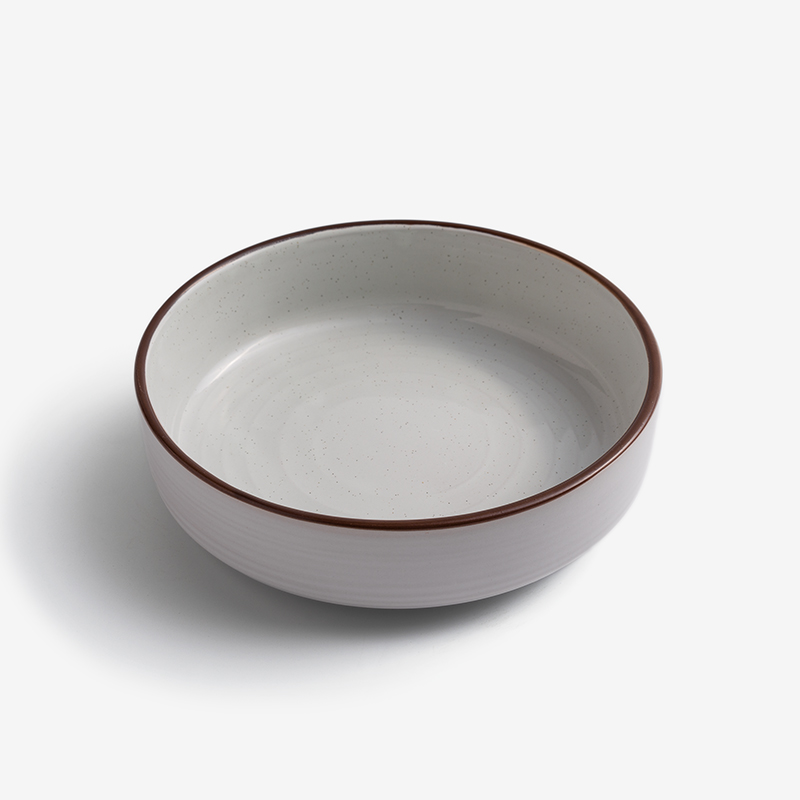 Ice Crack 23cm Ceramic Plate_0