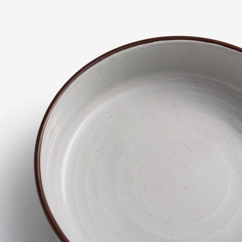 Ice Crack 23cm Ceramic Plate_1