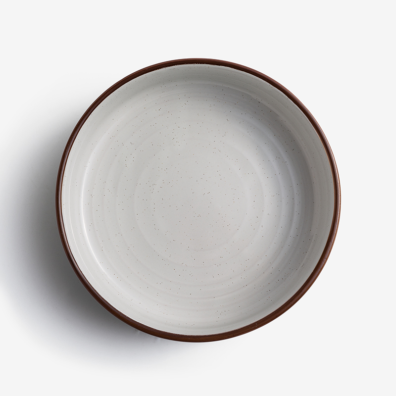 Ice Crack 23cm Ceramic Plate_2