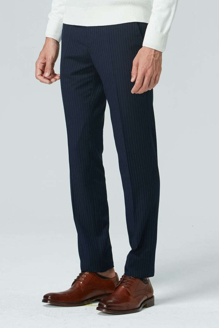 SST&C Navy Slim Fit Suit Trousers | 0251809005  (Outlet)_0