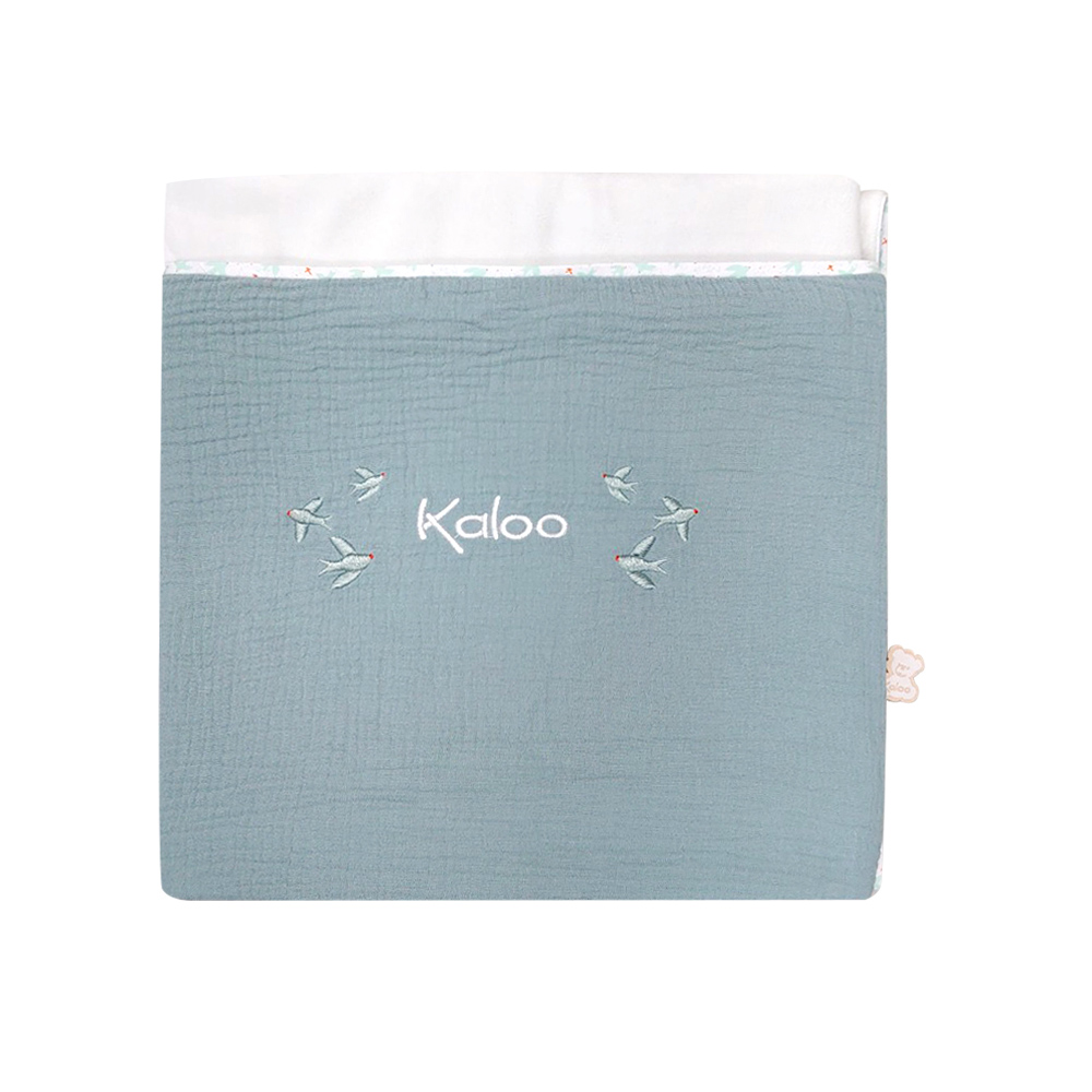 Kaloo Kdoux 舒眠寶寶毯-薄荷藍 100*100