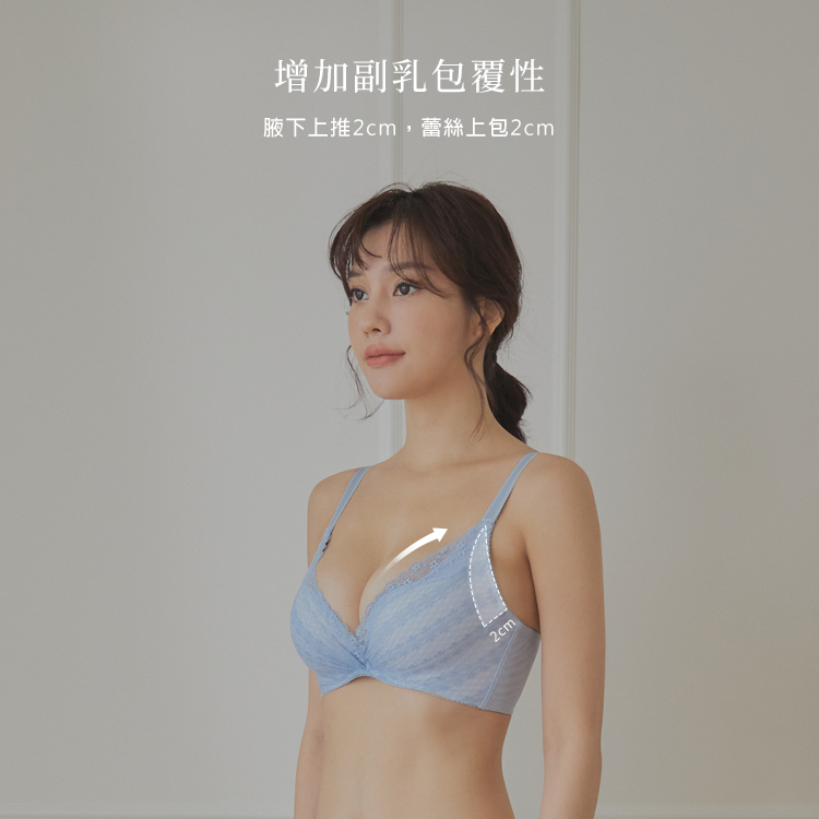 Daisy小雛菊收肉肉零脊心深V涼感軟鋼圈內衣BC罩杯-粉VC維娜552605_5