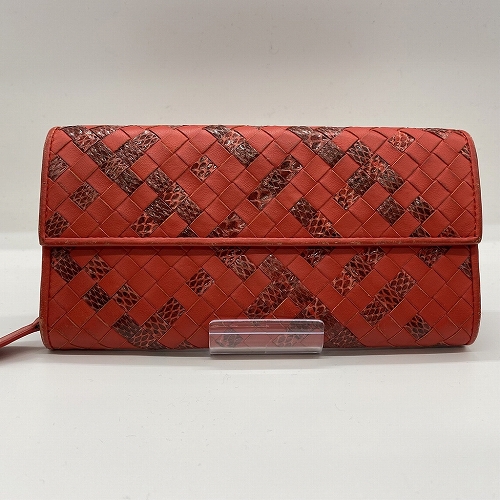 【環球桃園A8店】BOTTEGA VENETA/長夾錢包//