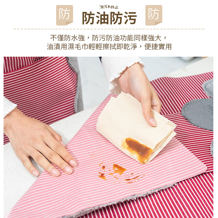 可調節可擦手大口袋圍裙 牛津布防水防油 廚房罩衣 清潔護衣 烘培工作服 料理圍裙 煮菜圍兜【ZJ0104】《約翰家庭百貨_8