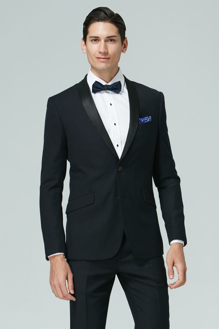SST&C Navy Slim Fit Suit Jacket | 0171809006  (Outlet)_2