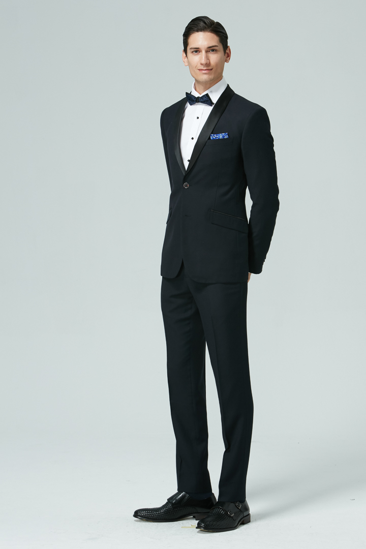SST&C Navy Slim Fit Suit Jacket | 0171809006  (Outlet)_3