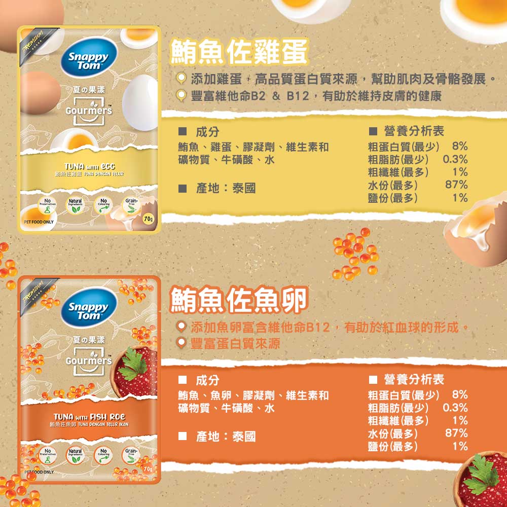 【特價600元】ST幸福貓 夏的果漾 無穀貓餐包 70g x24包組【可混搭】>超取限2組 犬餐包 貓餐包 (C002C61-2)_5