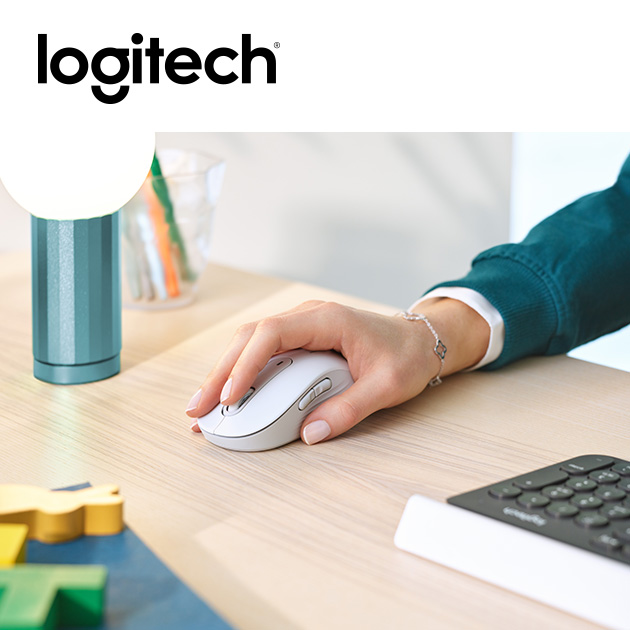 羅技Logitech 多工靜音無線滑鼠(M650)-石墨灰(尺寸:約10.71x6.18x10.12cm)_4