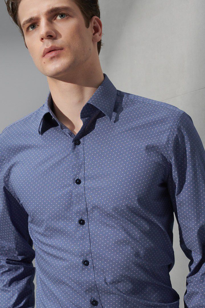 SST&C #Comfortable Cotton  Polka Dot Print Standard Shirt | 0312207001  (Outlet)_4