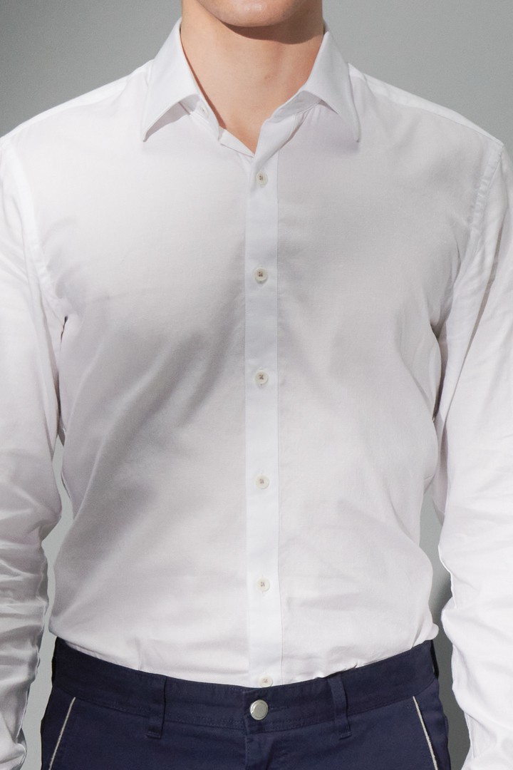 SST&C #Comfortable Cotton  White Standard Shirt | 0312207002  (Outlet)_4