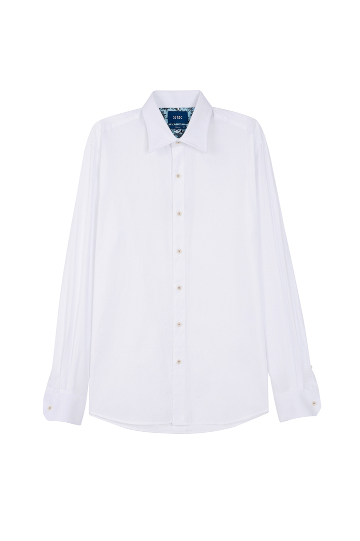 SST&C #Comfortable Cotton  White Standard Shirt | 0312207002  (Outlet)_8