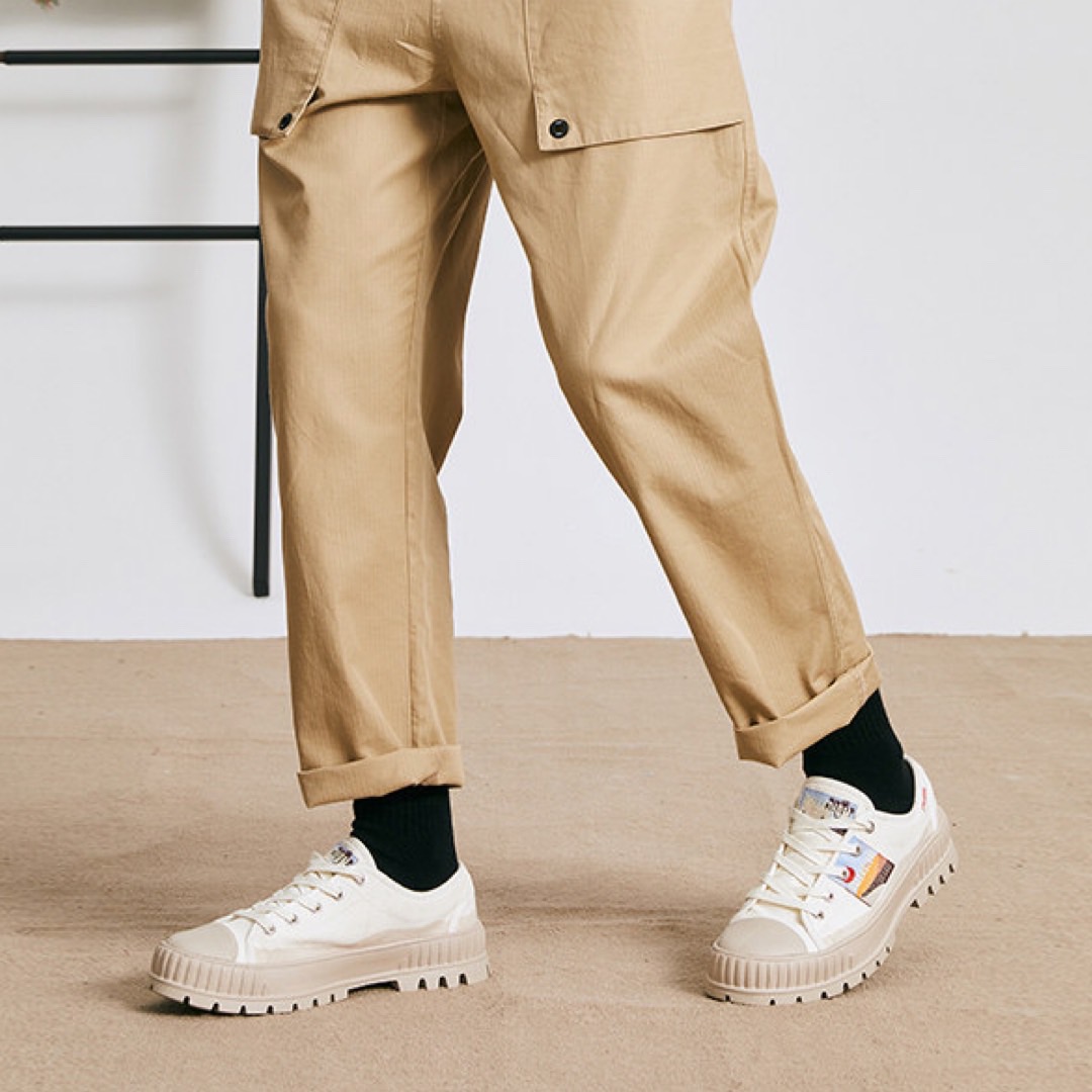 PALLADIUM 男款可調式腰帶鬆緊長褲 105961-270【Findnew帆紐】_2