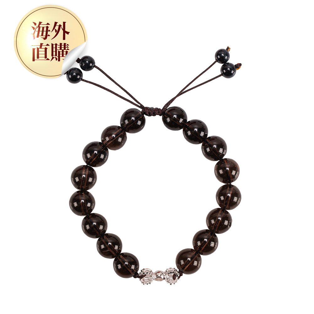 正念金剛杵手串-茶晶10mm（限海外直購）Bracelet_0