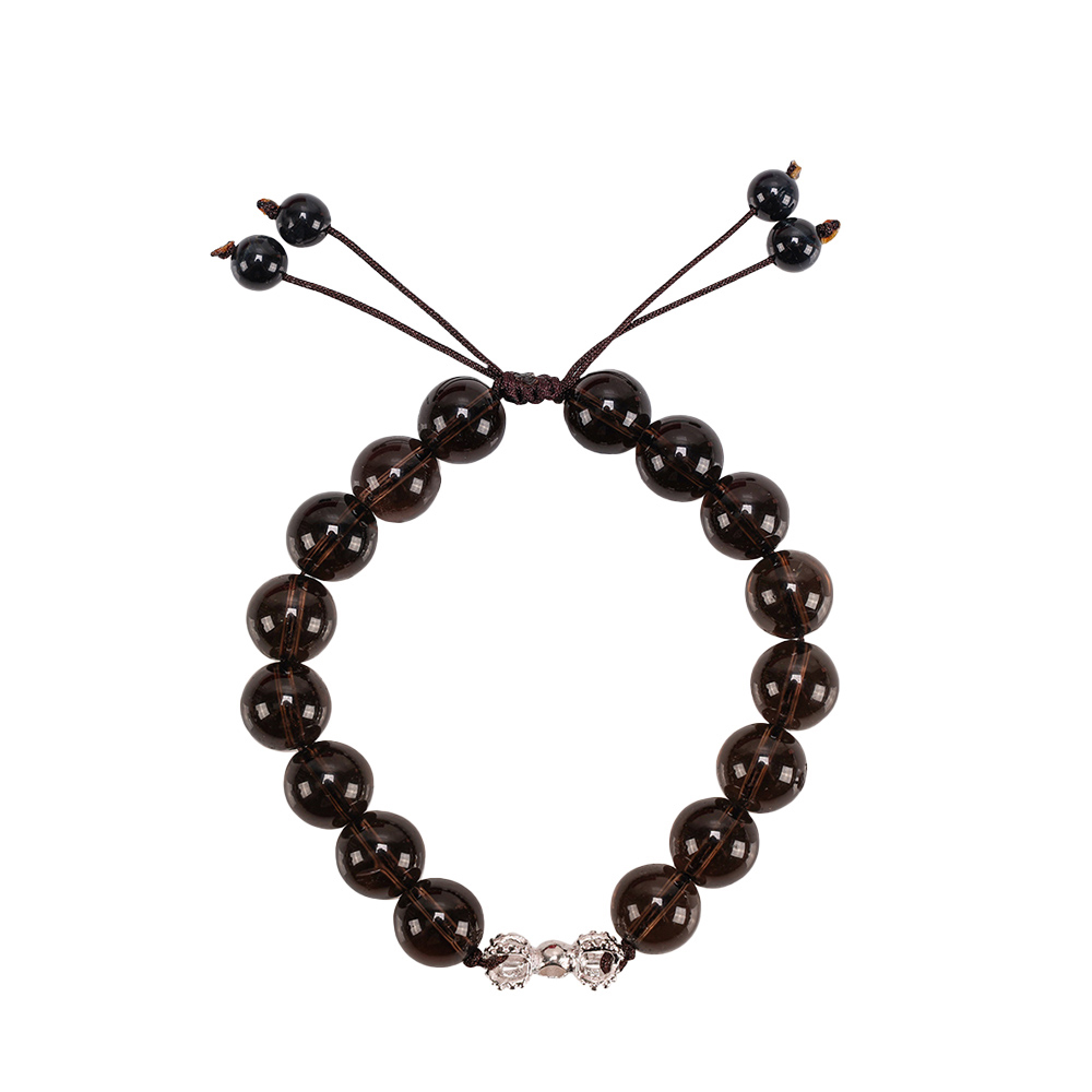 正念金剛杵手串-茶晶10mm（限海外直購）Bracelet_1