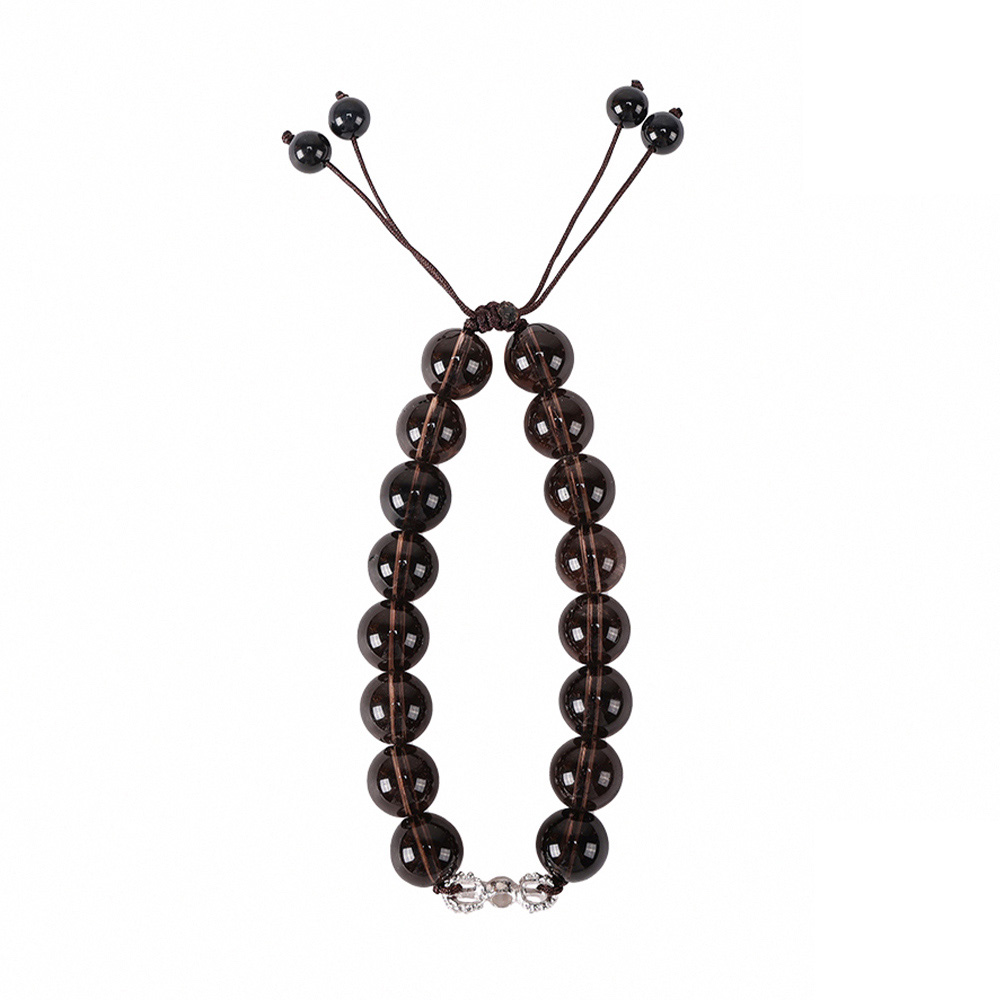 正念金剛杵手串-茶晶10mm（限海外直購）Bracelet_2