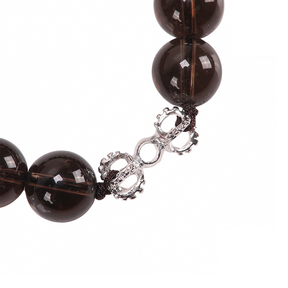 正念金剛杵手串-茶晶10mm（限海外直購）Bracelet_3