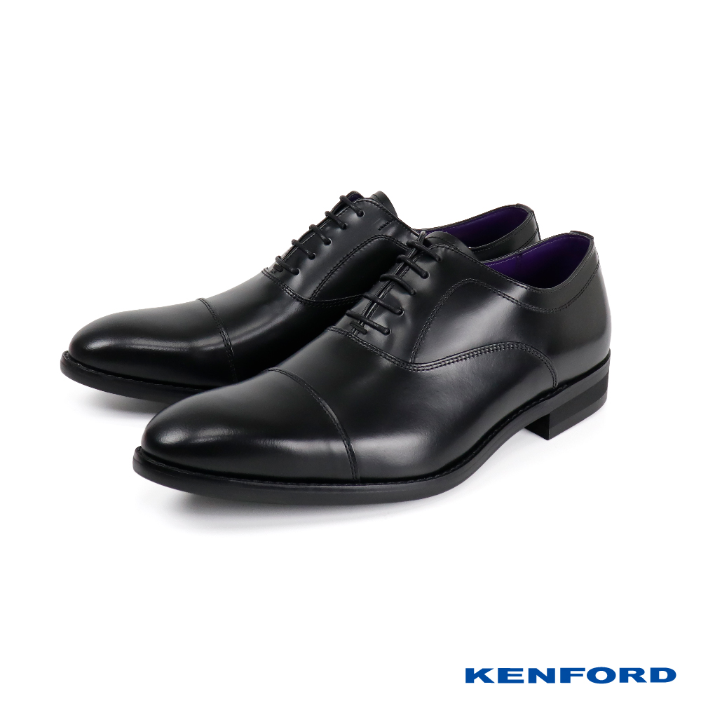 【KENFORD】日系質感橫飾牛津鞋 黑色(KP82-BL)