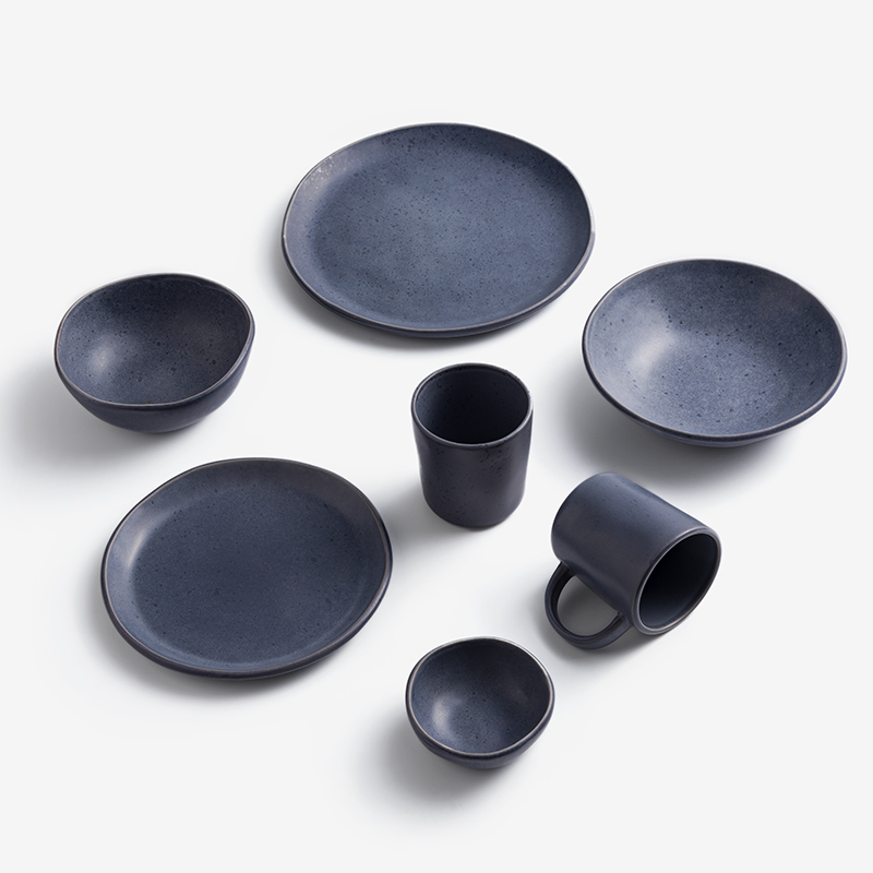 Ice Crack 23cm Ceramic Plate_6