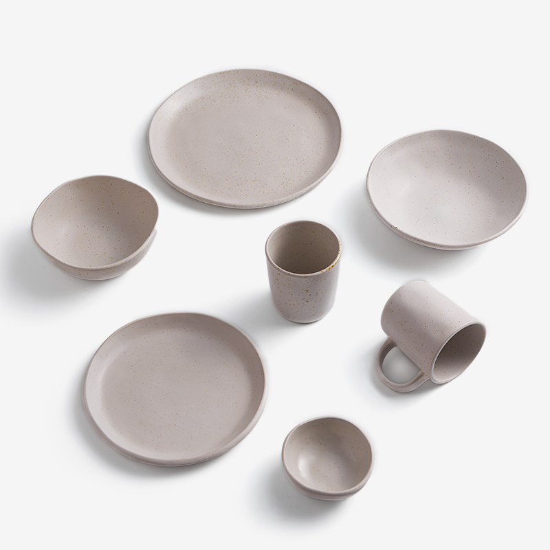 Ice Crack 23cm Ceramic Plate_5
