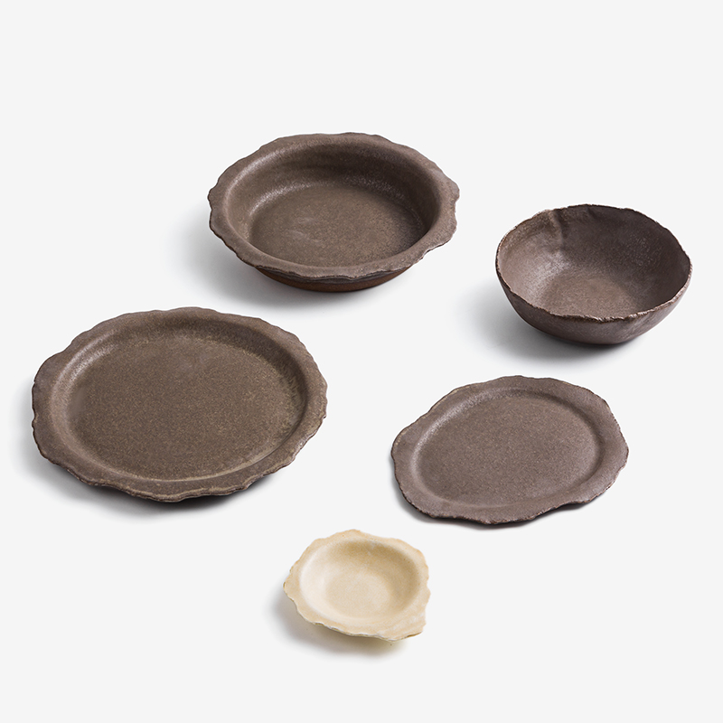 Ice Crack 23cm Ceramic Plate_4