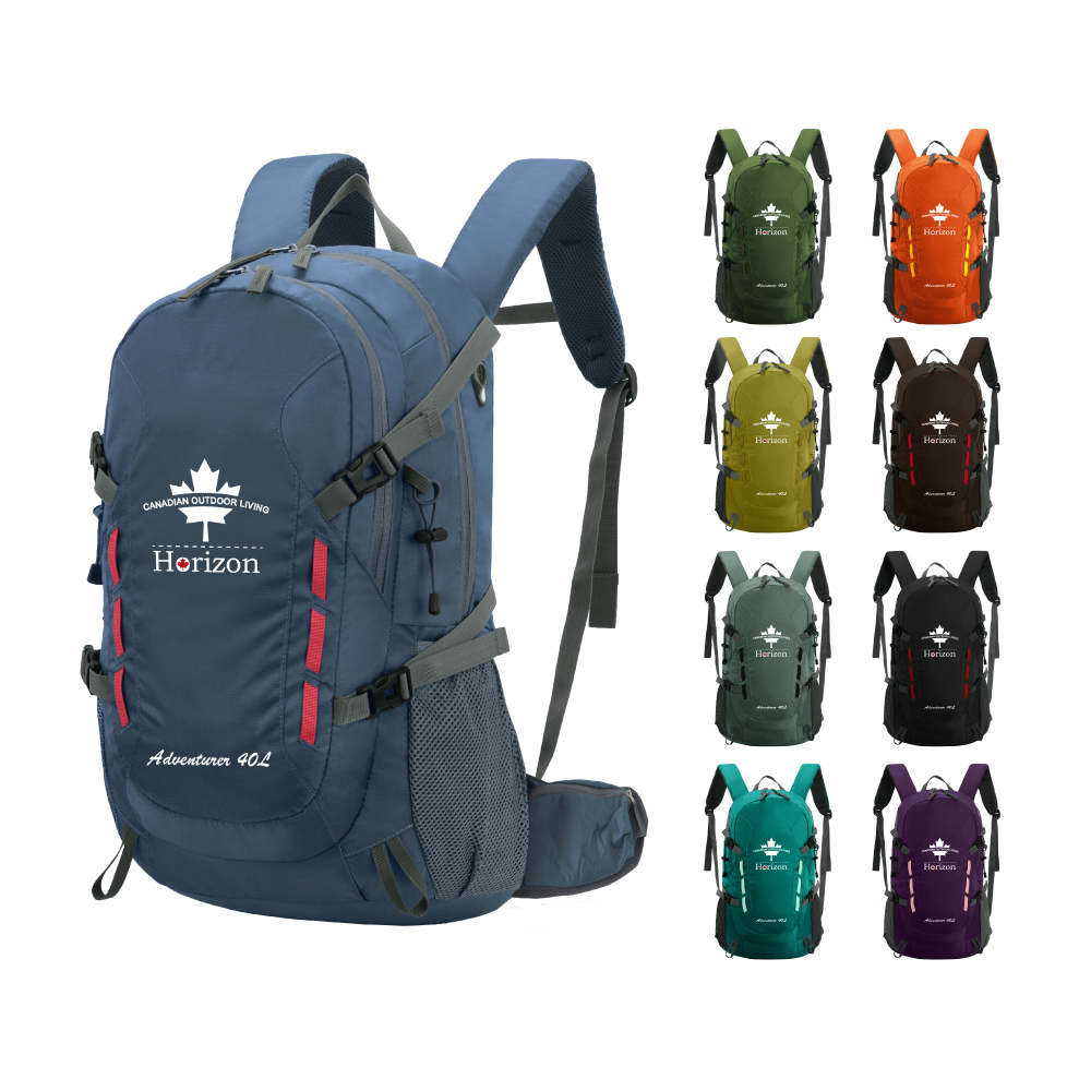 【Horizon 天際線】熱銷千件的終極版 冒險家登山後背包 Adventurer 40L｜多夾層設計登山包│肩帶減壓設計│附專屬防雨罩_1