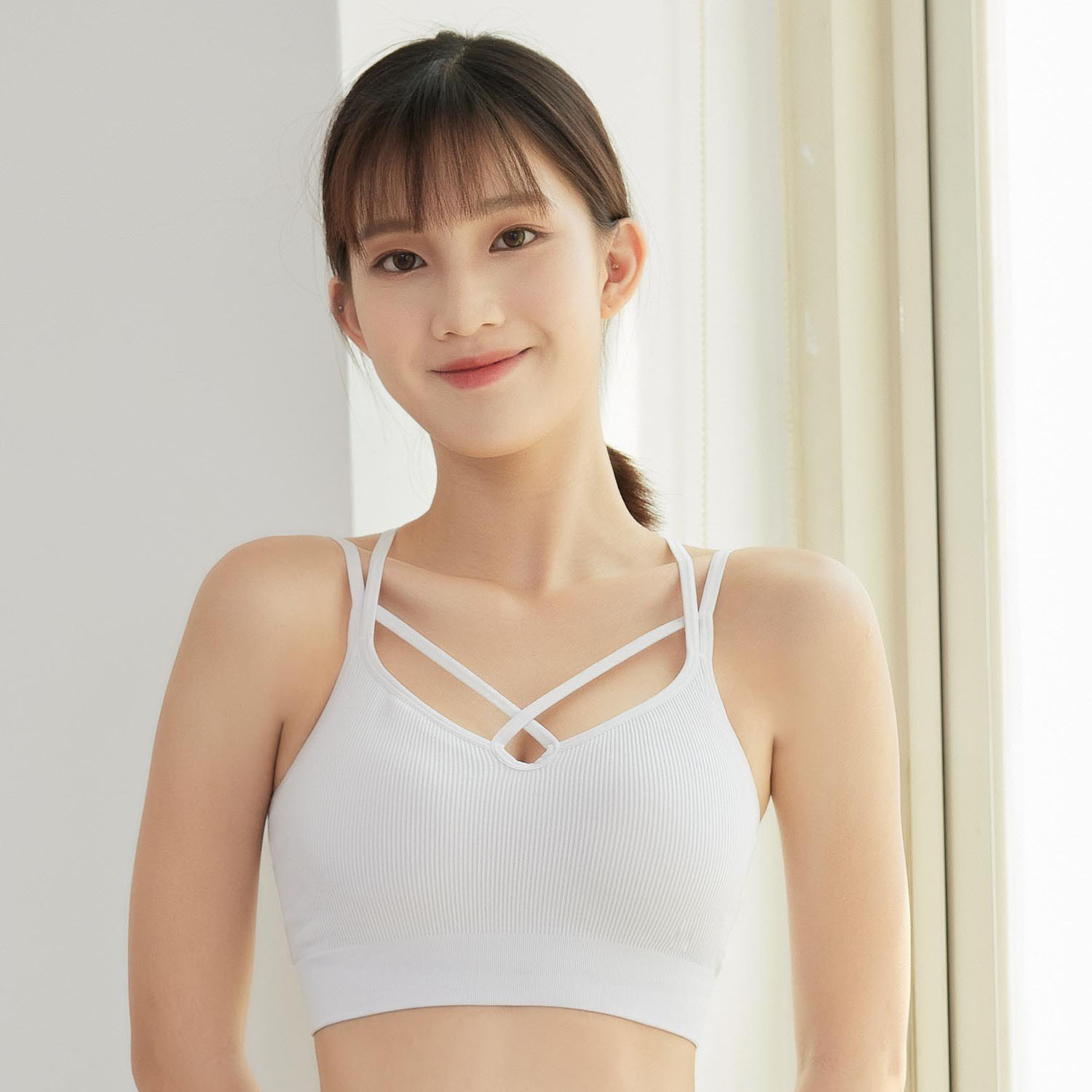 [RUN]RUN愛運動-FREE LIFE運動背心美背BRA TOP-冰晶灰_3