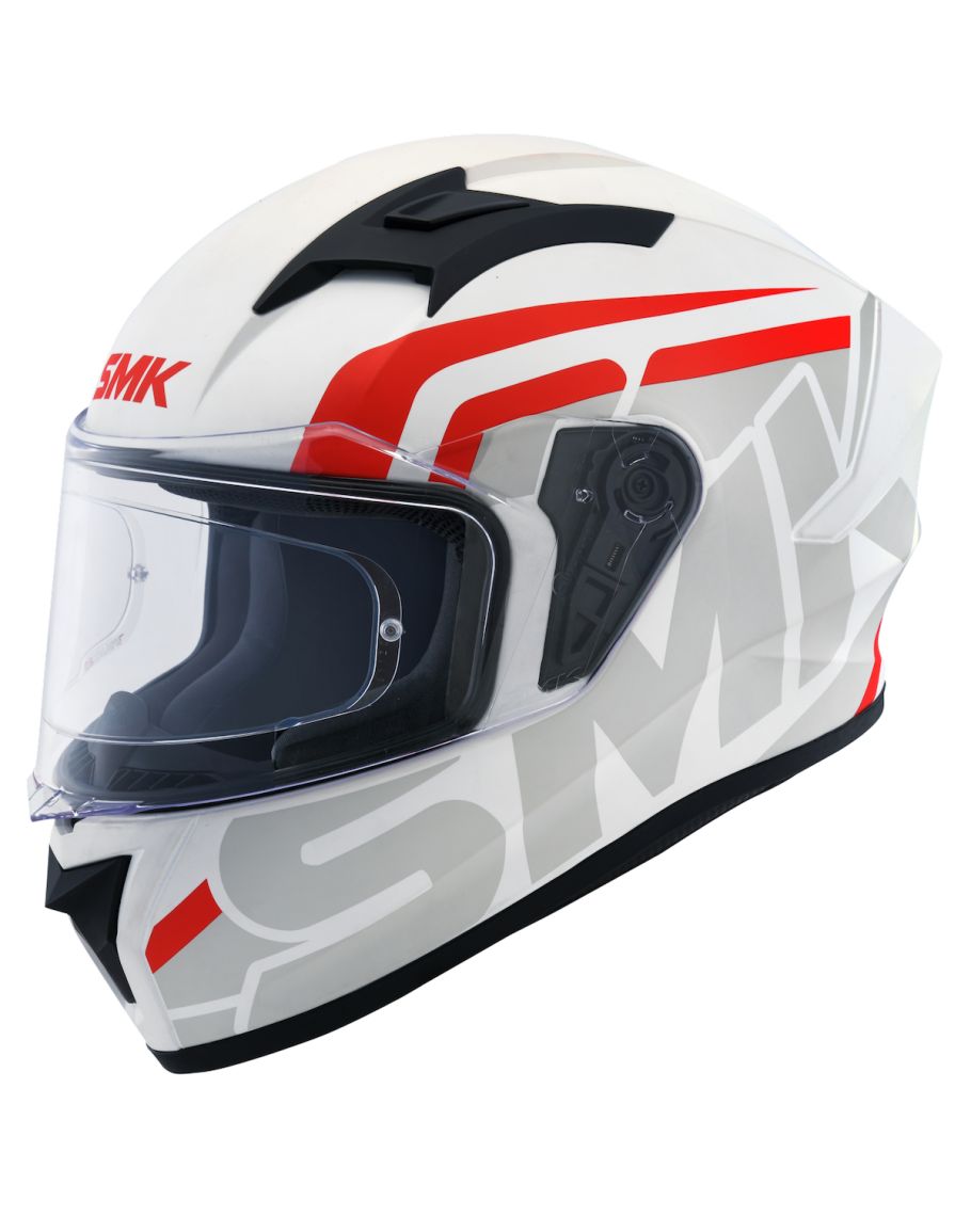 【新品訂購近期到貨】SMK STELLAR STAGE 街道特勤｜ #MA163 白紅 全罩安全帽【另有電鍍鏡片/空力套件可加購】_0