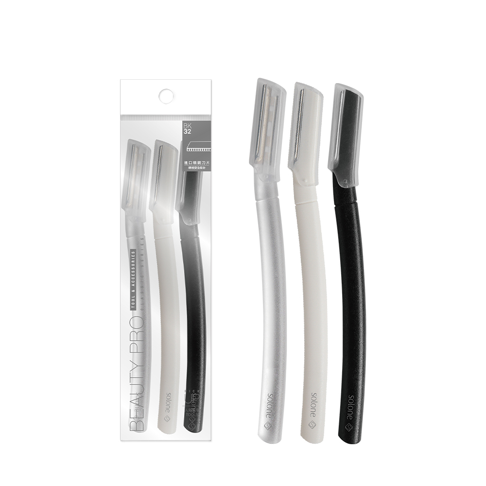 Solone 3D Eyebrow Knife BK32 (3 Pieces)_1