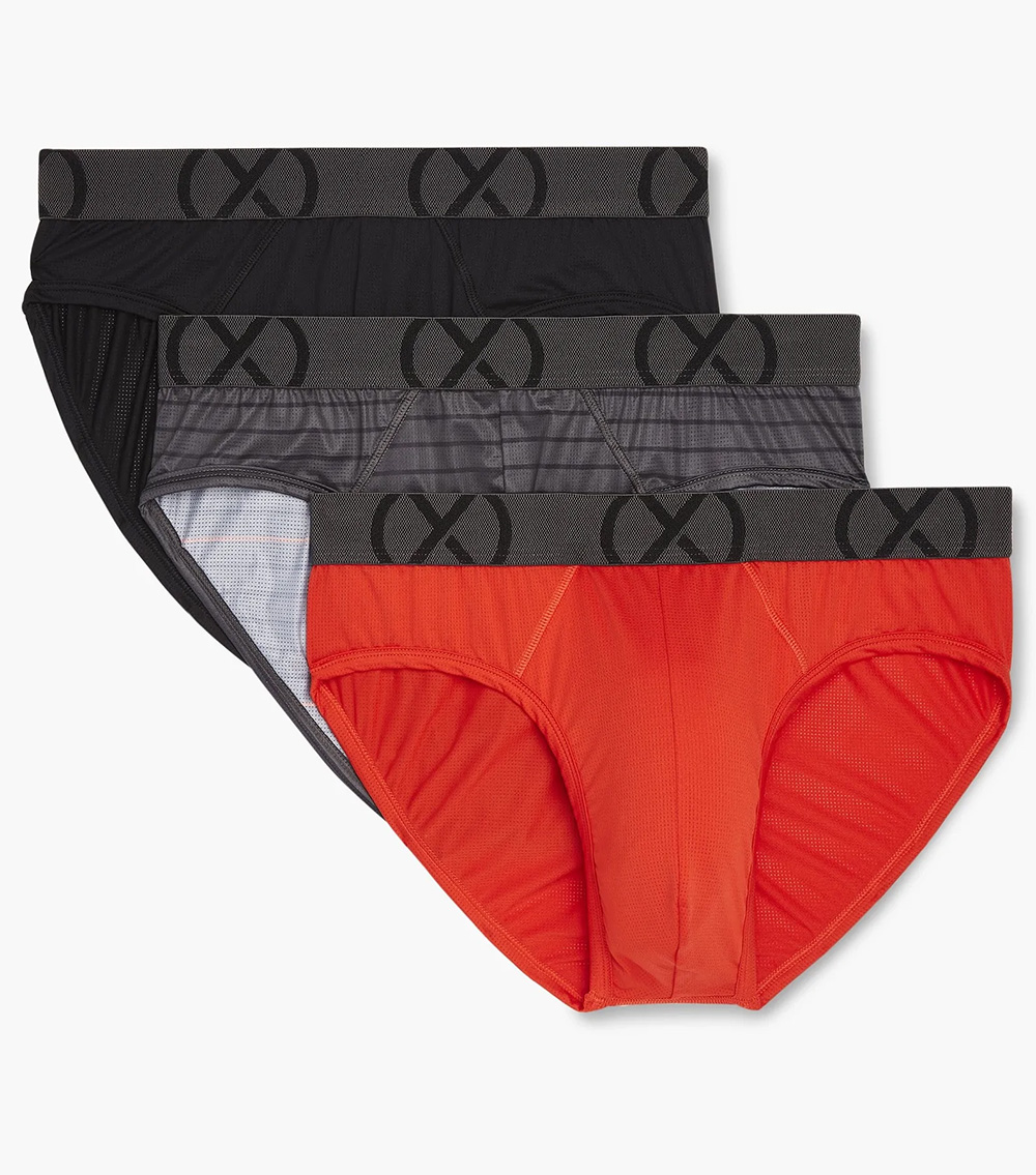 (X) SPORT MESH 零觸感超透氣三件組/低腰三角褲(原裝三件組)_1