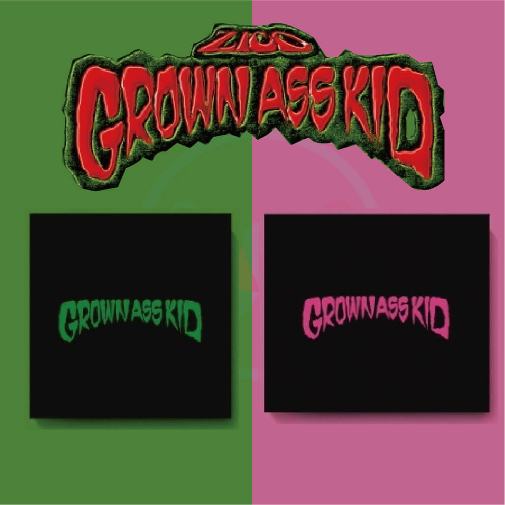 禹智皓 ZICO (BLOCK B)  - GROWN ASS KID (4TH MINI ALBUM) 迷你四輯 CD (韓國進口版)_0