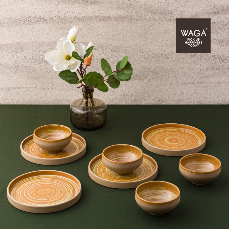Ice Crack 23cm Ceramic Plate_0